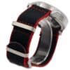 Montre Homme avec Bracelet Tissu Noir GIORGIO