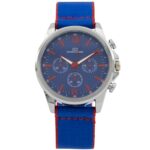 Belle Montre Homme Tissu Bleu GIORGIO