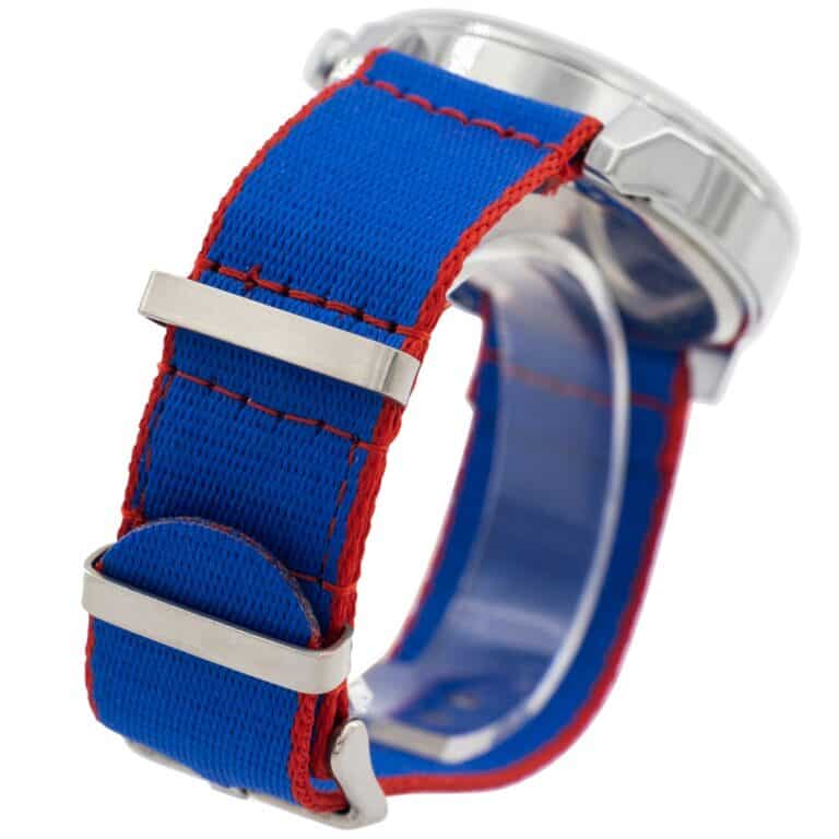 Belle Montre Homme Tissu Bleu GIORGIO