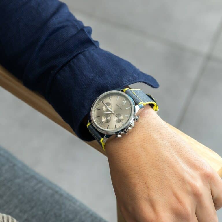 Montre Tendance pour Homme Tissu Gris GIORGIO