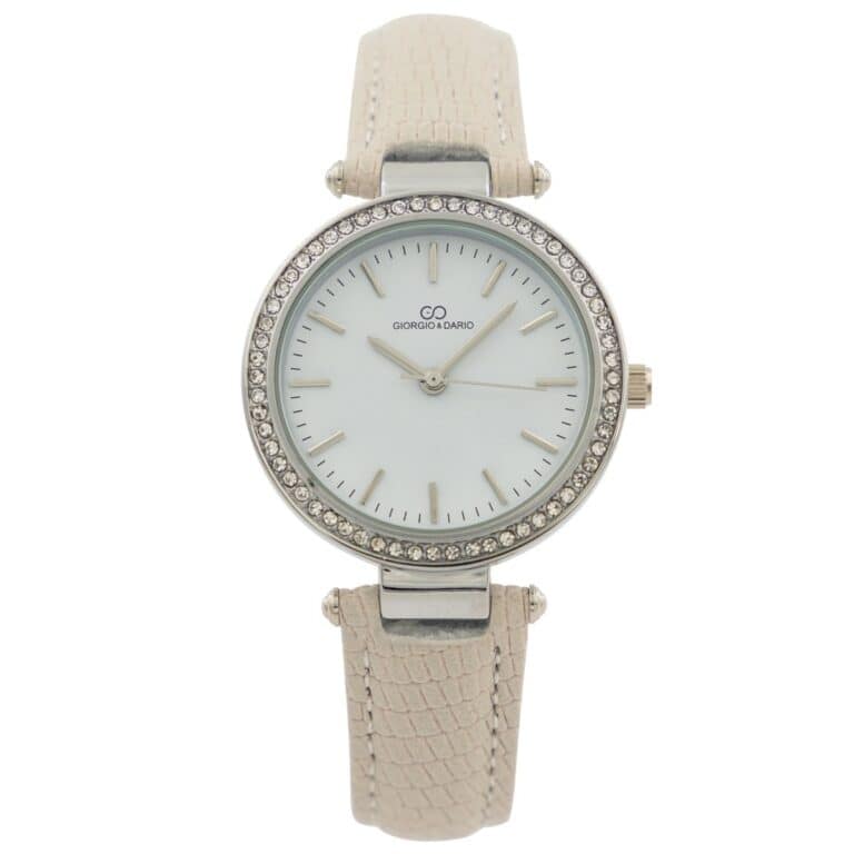 Montre Tendance Femme Crème GIORGIO