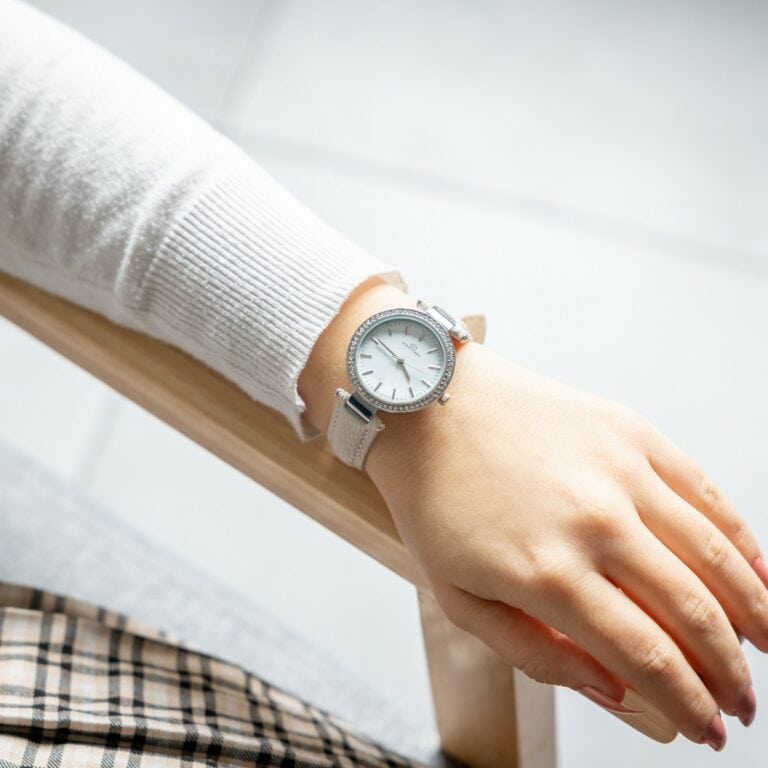 Montre Tendance Femme Crème GIORGIO