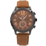 Très Belle Montre Homme Marron GIORGIO
