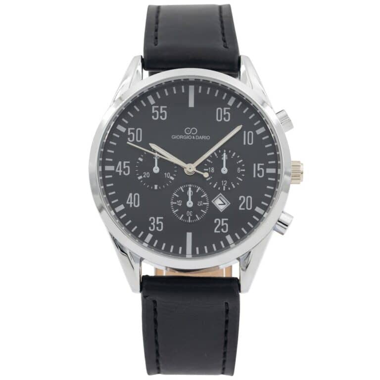 Jolie Montre Homme Noir GIORGIO