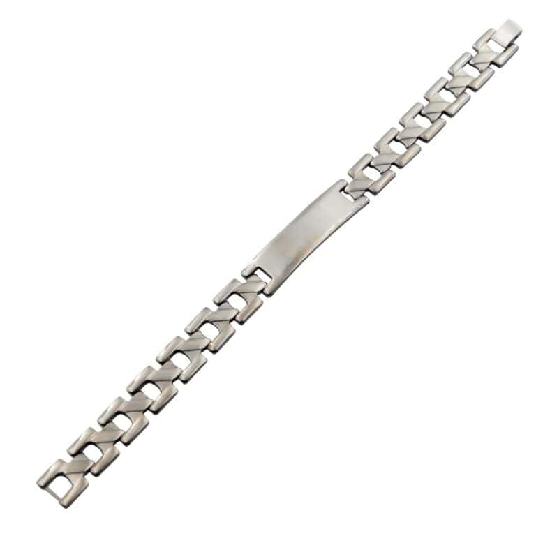 Gourmette Bracelet pour Homme Acier