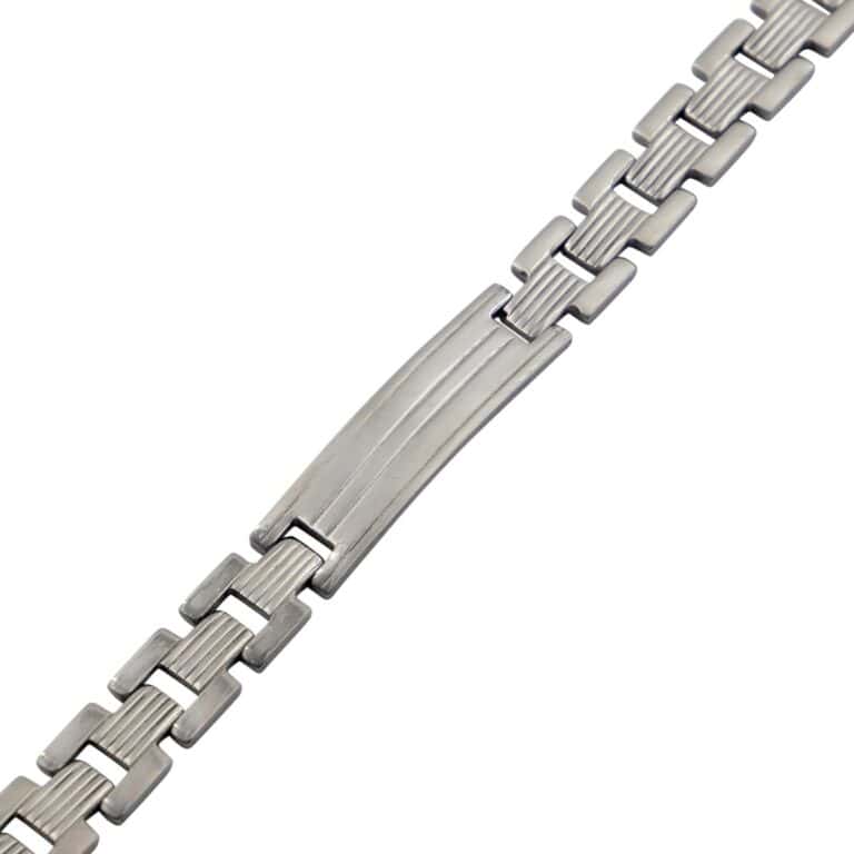 Sublime Gourmette Bracelet Homme Acier