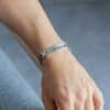 Sublime Gourmette Bracelet Homme Acier