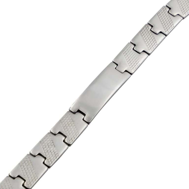 Jolie Gourmette Bracelet Homme Acier