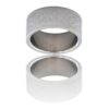 Belle Bague Anneau Homme en Acier HALLERI