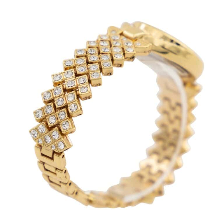 Sublime Montre Femme Métal Doré Strass GIORGIO