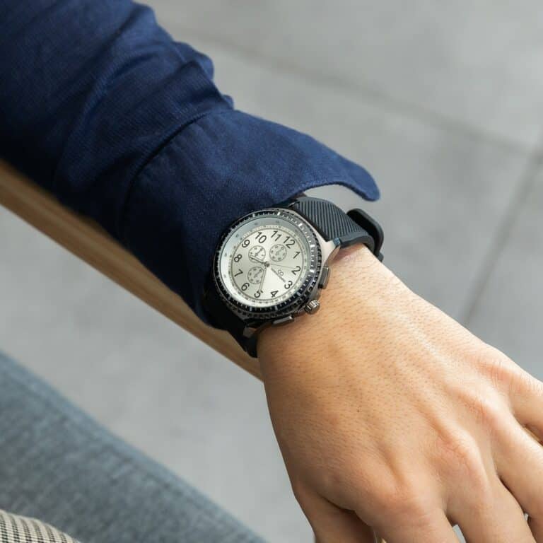 Superbe Montre Homme Silicone Noir GIORGIO