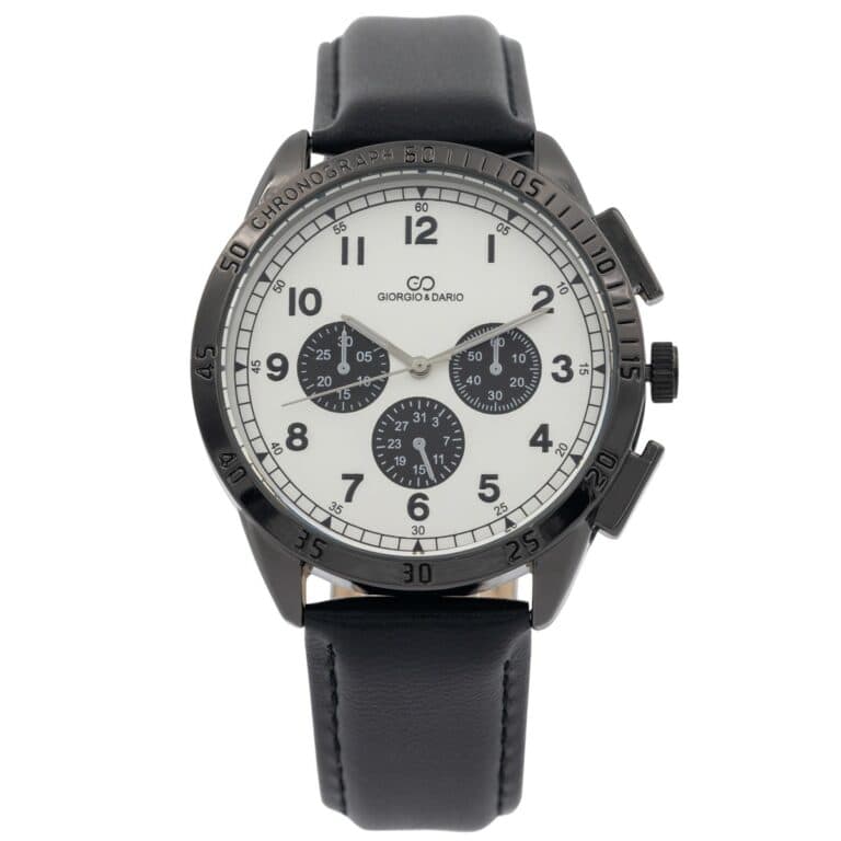 Magnifique Montre Homme Noir GIORGIO
