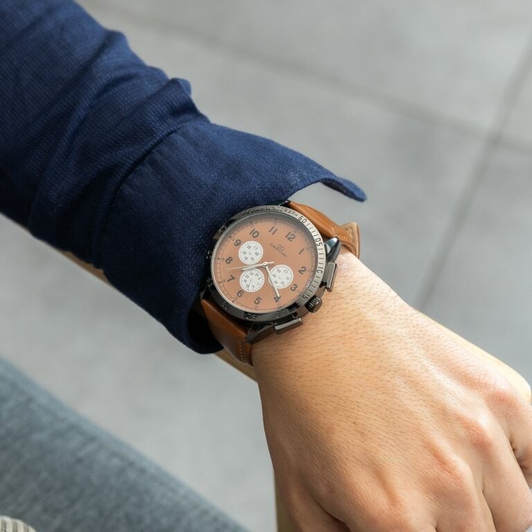 Sublime Montre Homme Marron GIORGIO