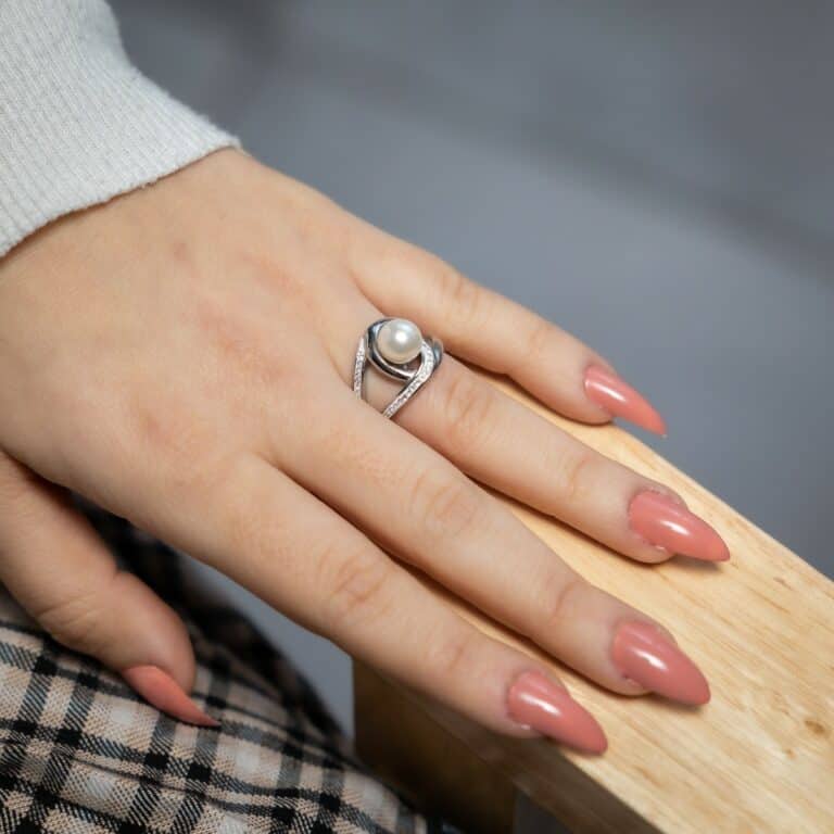 Bague Femme avec Perle Ornée Zirconium MAHONIA
