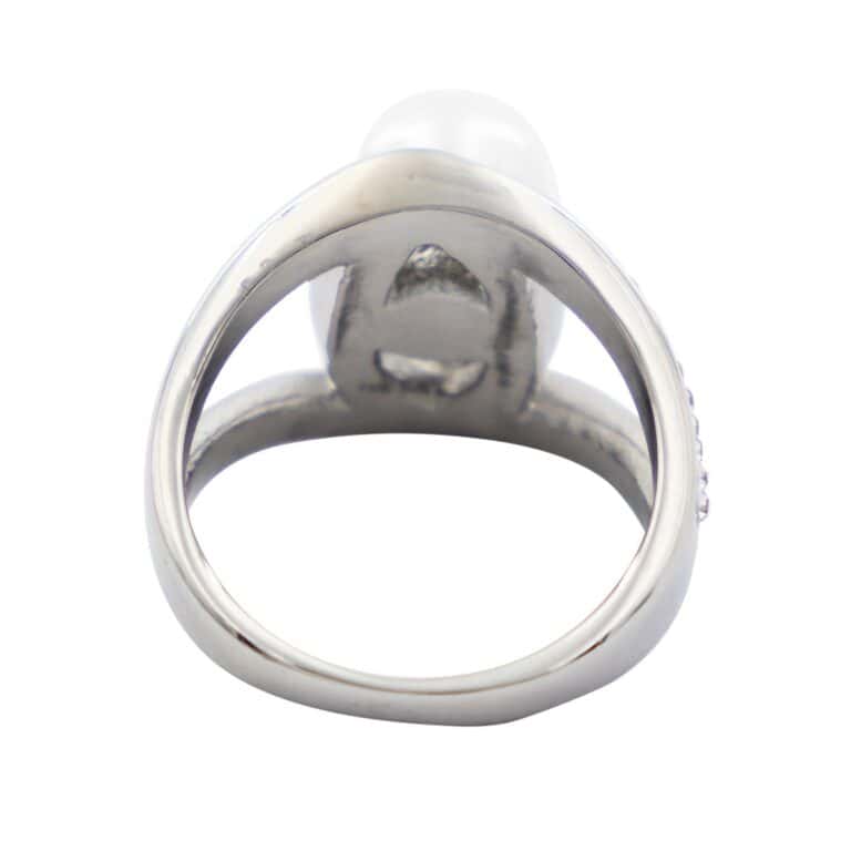 Bague Femme avec Perle Ornée Zirconium MAHONIA