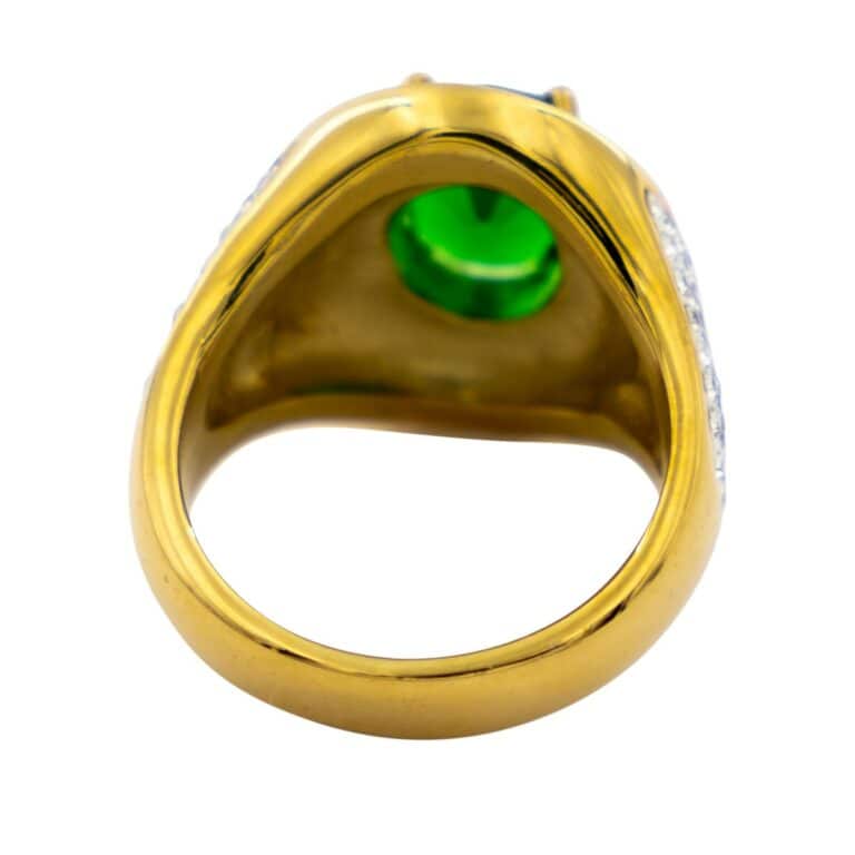 Bague Femme Couleur Dorée Ornée Zirconium VINCA