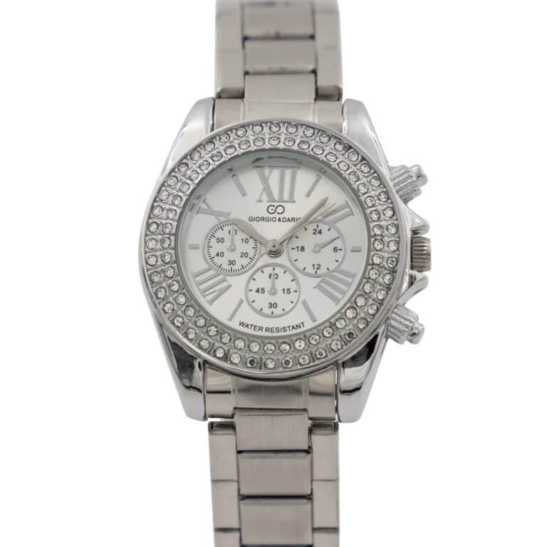 Coffret avec Montre Femme Acier Strass GIORGIO
