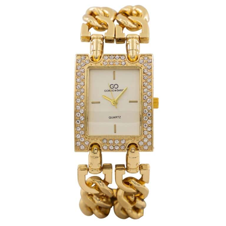Coffret Montre pour Femme Acier Strass GIORGIO