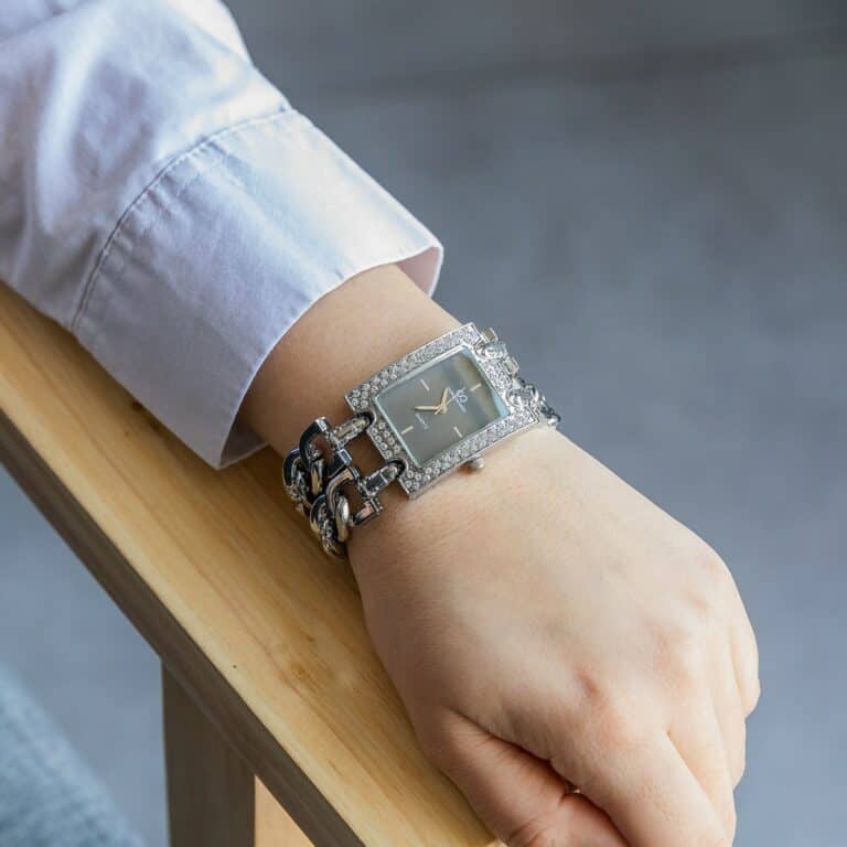 Coffret avec Montre Femme Acier Strass GIORGIO