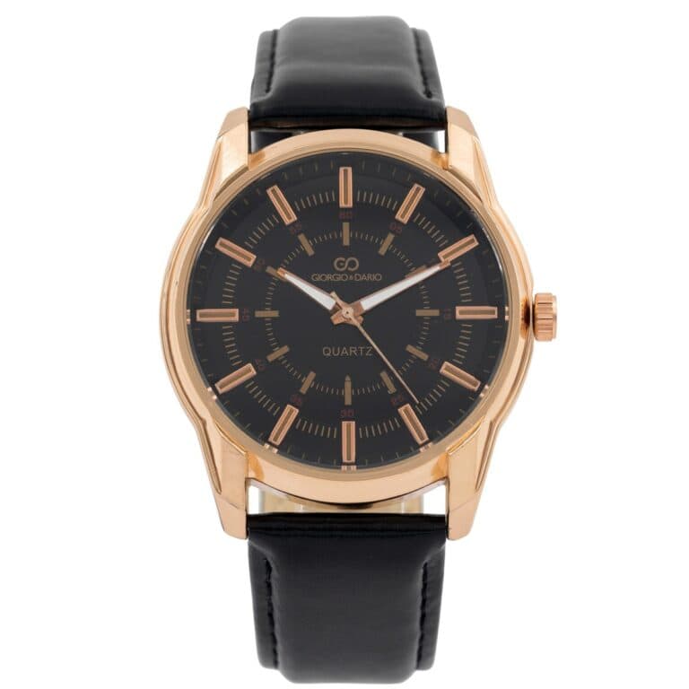 Magnifique Montre Homme Noir GIORGIO