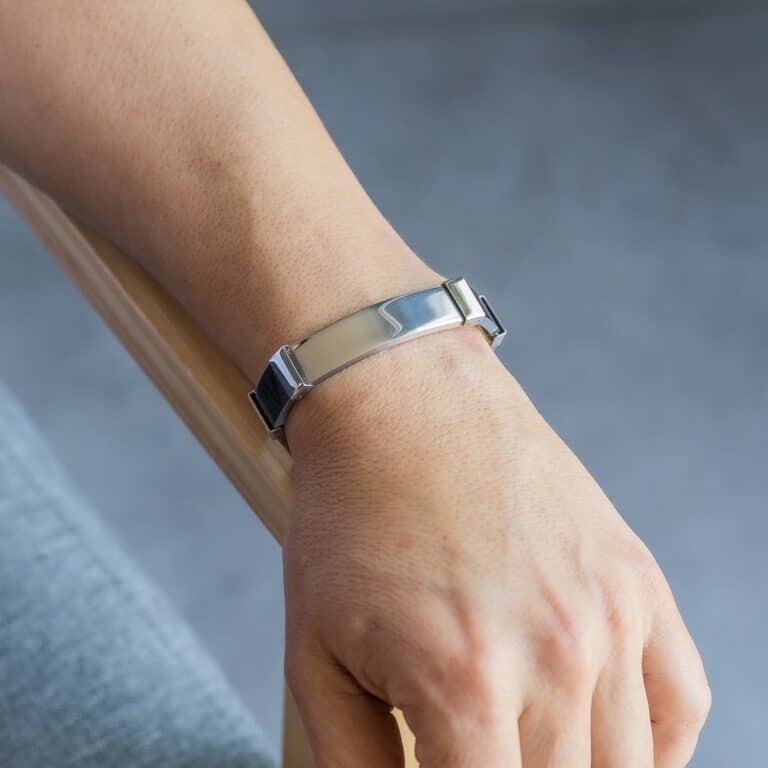 Gourmette Bracelet Homme Fashion Acier