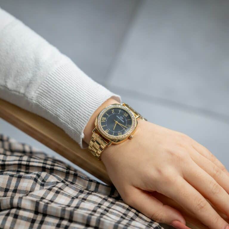 Montre Femme en Métal Rosé Strass GIORGIO