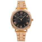 Très Belle Montre pour Femme Métal Rosé Strass GIORGIO