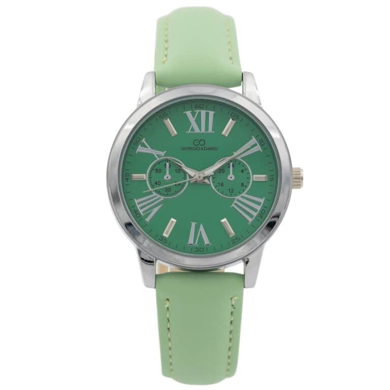 Jolie Montre Femme Vert GIORGIO