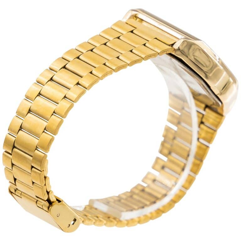 Montre pour Femme Métal Couleur Doré Digital CHTIME