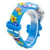 Montre Enfant Fille Silicone avec Fleur Bleu