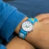 Montre d'Enfant Unisexe Silicone Planète Couleur Bleu
