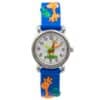 Montre Originale Enfant Unisexe Silicone Girafe Bleu