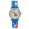 Montre pour Enfant Unisexe Silicone Voiture Bleu