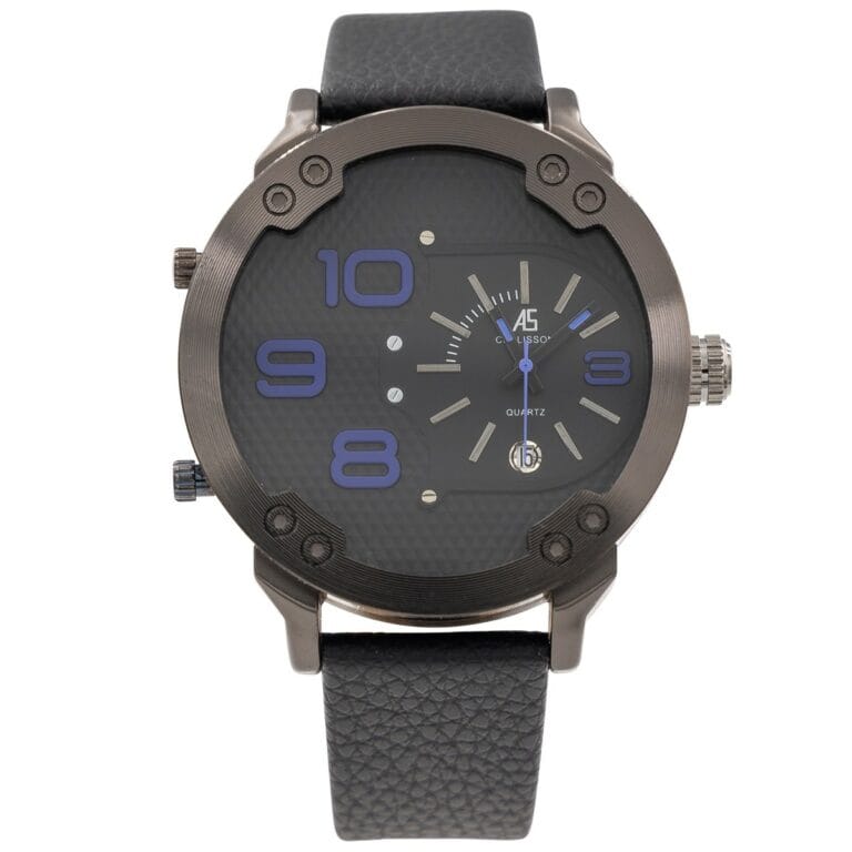 Coffret de Montre XL pour Homme Noir CHTIME