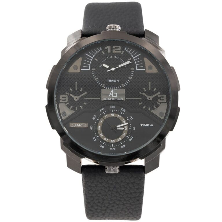 Coffret Montre XL Homme Fashion Noir CHTIME