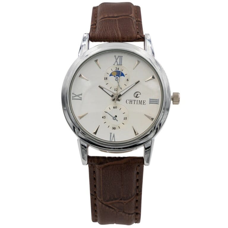 Montre d' Homme Bracelet Marron CHTIME