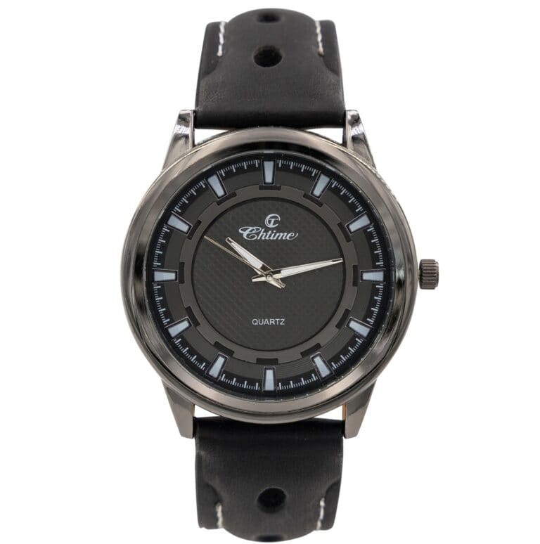 Ravissante Montre Homme Noir CHTIME