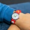 Superbe Montre Enfant Unisexe Silicone Planète Rouge
