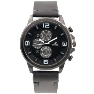 Elégante Montre Homme Noir CHTIME