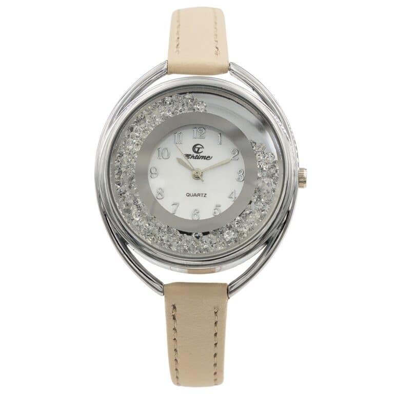 Montre Femme au Bracelet Crème CHTIME