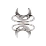 Bague pour Femme Acier Ornée Zirconium