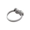 Bague Tendance Femme Acier Ornée Zirconium