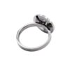 Bague Femme Tendance Acier Ornée Zirconium