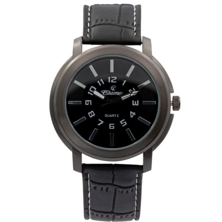 Magnifique Montre Homme Noir CHTIME