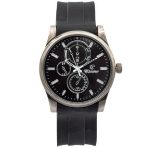 Montre Homme en Silicone Noir CHTIME