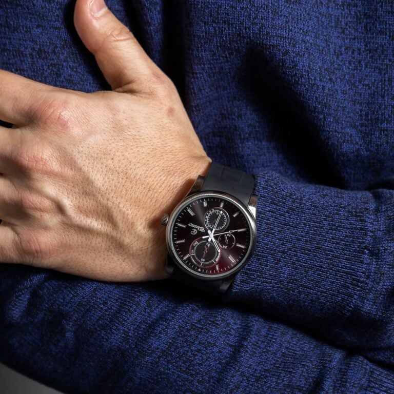 Montre Homme en Silicone Noir CHTIME