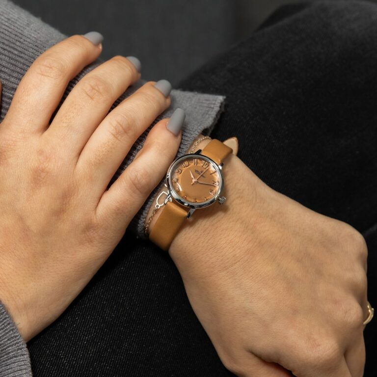 Montre Femme Couleur Caramel CHTIME