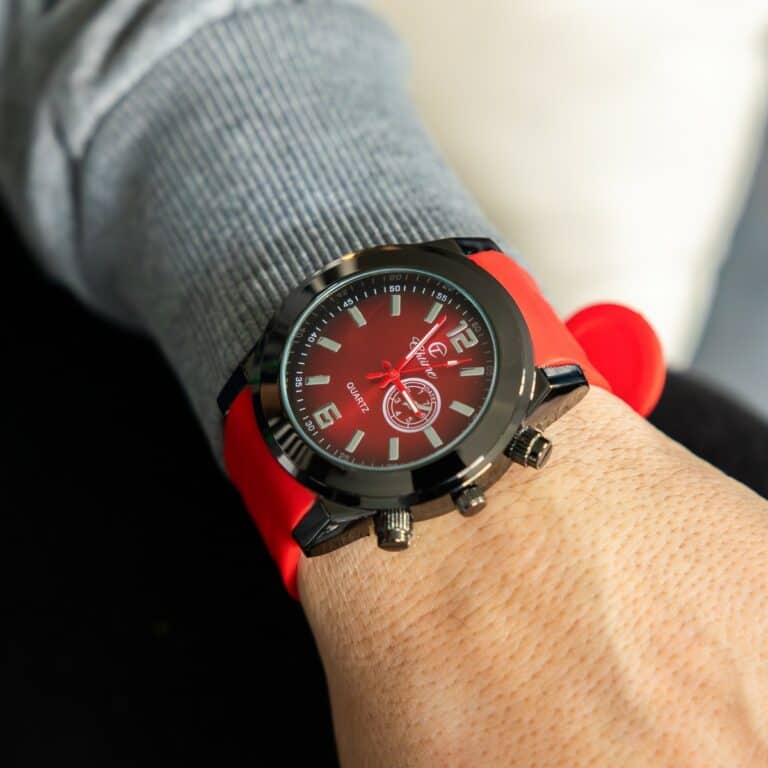 Belle Montre Homme Silicone Rouge CHTIME