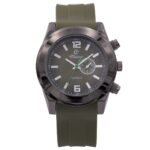 Montre Homme Petit Prix Silicone Vert CHTIME