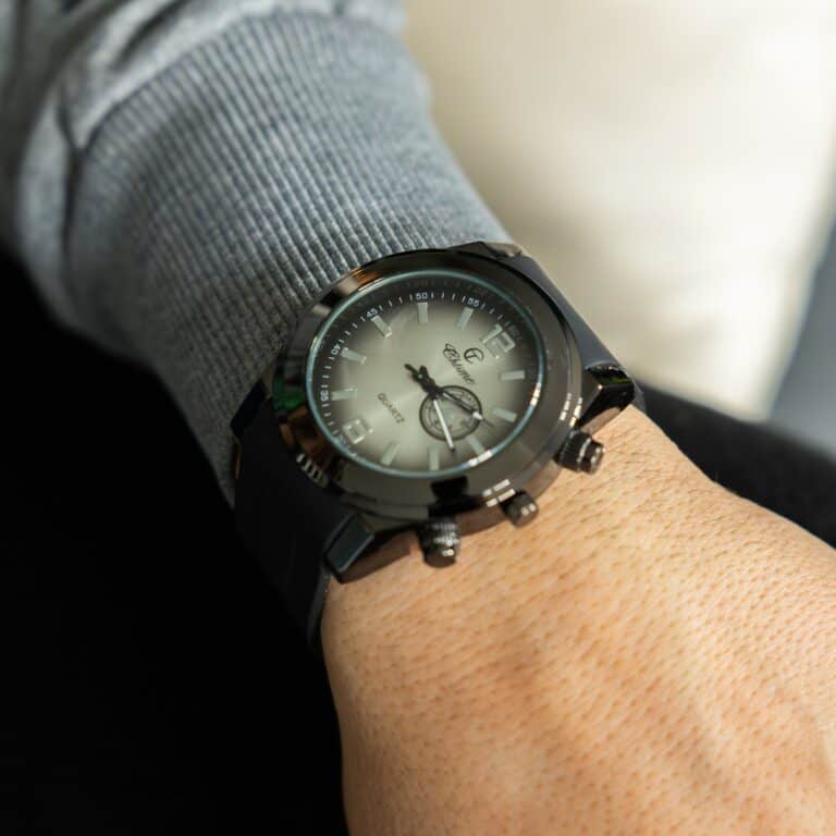 Jolie Montre Homme Silicone Noir CHTIME